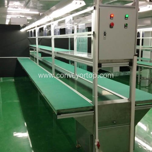 Adjustable Transparent Belt Conveyor Production Line